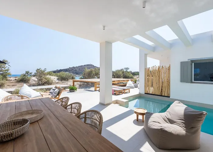 Exclusive Luxury Moca Beachfront Villa, Molos, Paros * Molos (Paros)