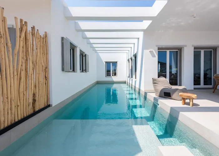 Exclusive Luxury Moca Beachfront Villa, Molos, Paros Vila