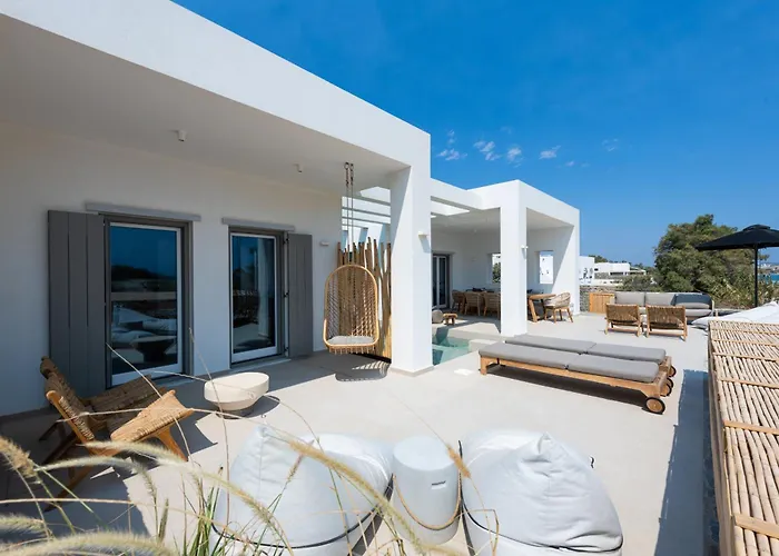 Vila Exclusive Luxury Moca Beachfront Villa, Molos, Paros Molos (Paros)