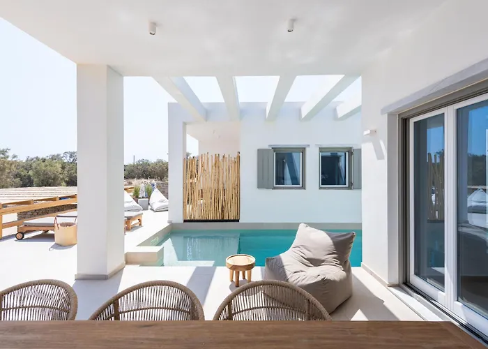 Exclusive Luxury Moca Beachfront Villa, Molos, Paros Vila *
